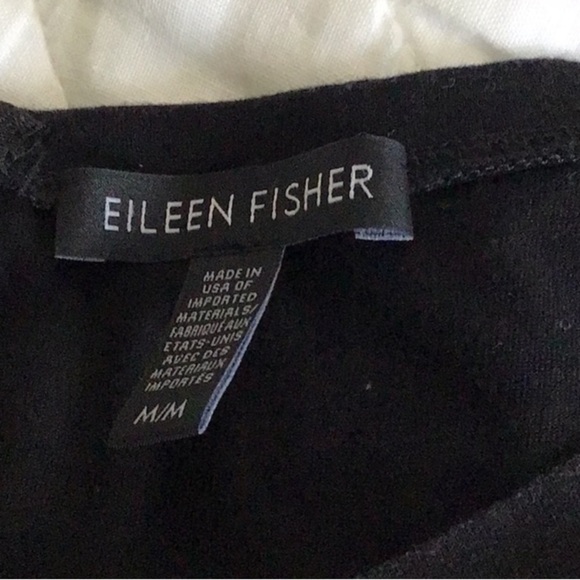 Eileen Fisher Tencel Lyocell Blend Sleeveless Jumpsuit Black Size Medium - Picture 4 of 5